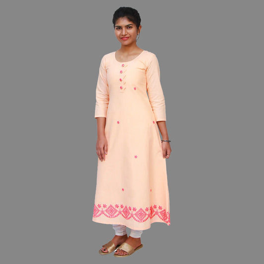 Women Solid A-line Kurta | S3K274