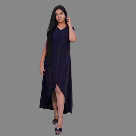 Women Printed Trail Cut Kurta | S3D388