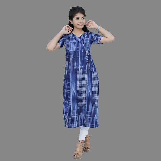 Women Abstract Straight Kurta | S3K616