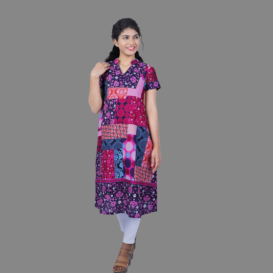 Women Abstract A-line Kurta | S3X158