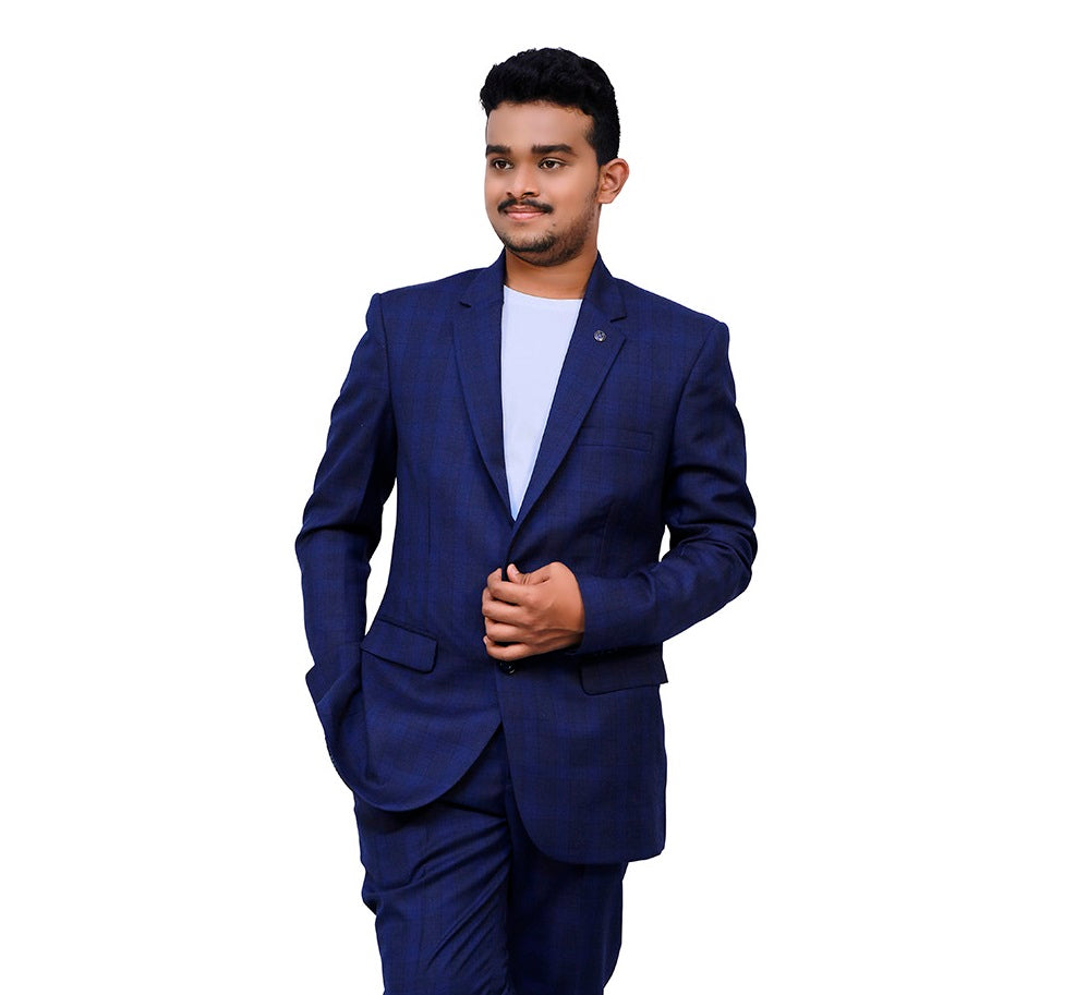 Dark blue blazer outlet men