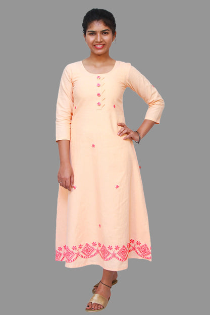 Women Solid A-line Kurta | S3K274