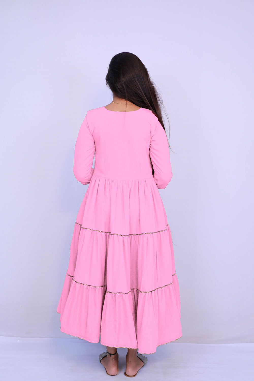 Flared / A Line CrepeGown