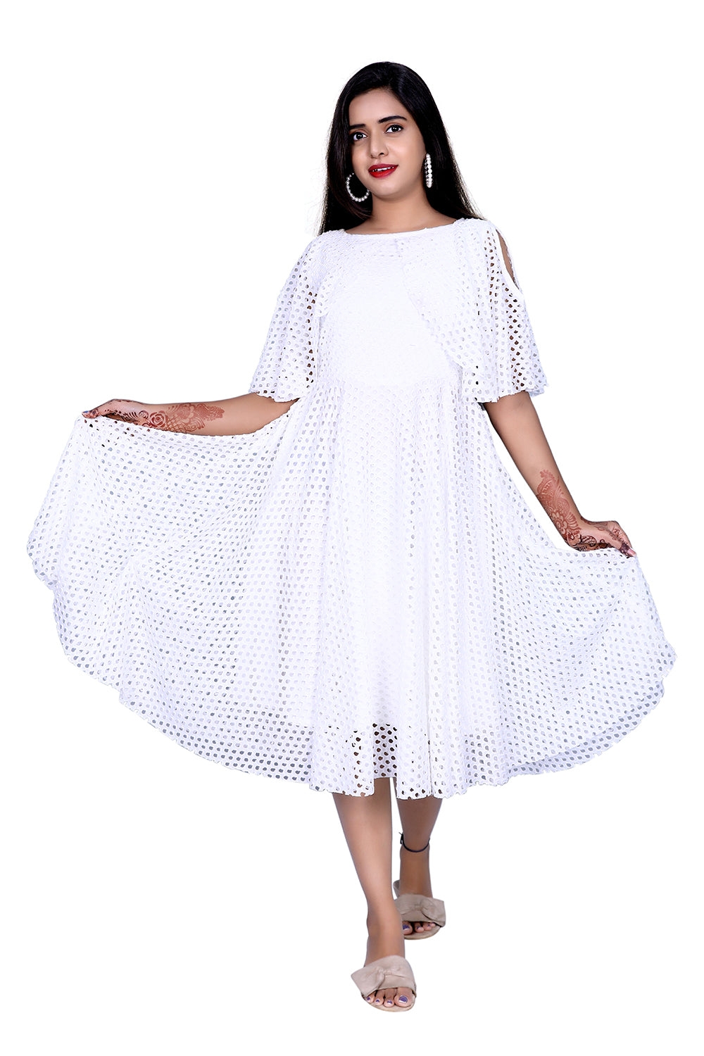 Simple white fashion  White dress long casual Designer dresses Long  dress design