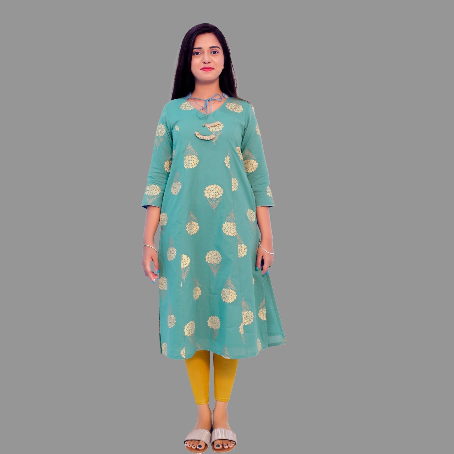 Women Printed Straight Kurta | S3X138