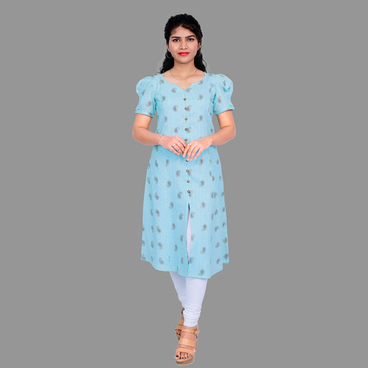 Women Printed A-line Kurta | S3X227