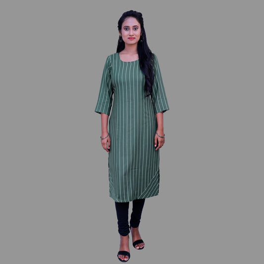 Striped Straight Kurta | S3K287